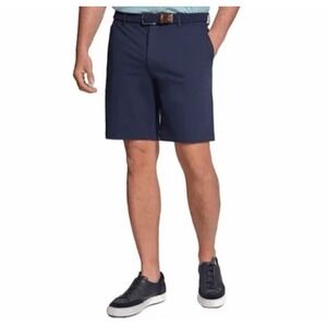 Greg Norman Shorts 38 Blue 9" Inseam Golf Bermuda Stretch Casual Summer Vacation
